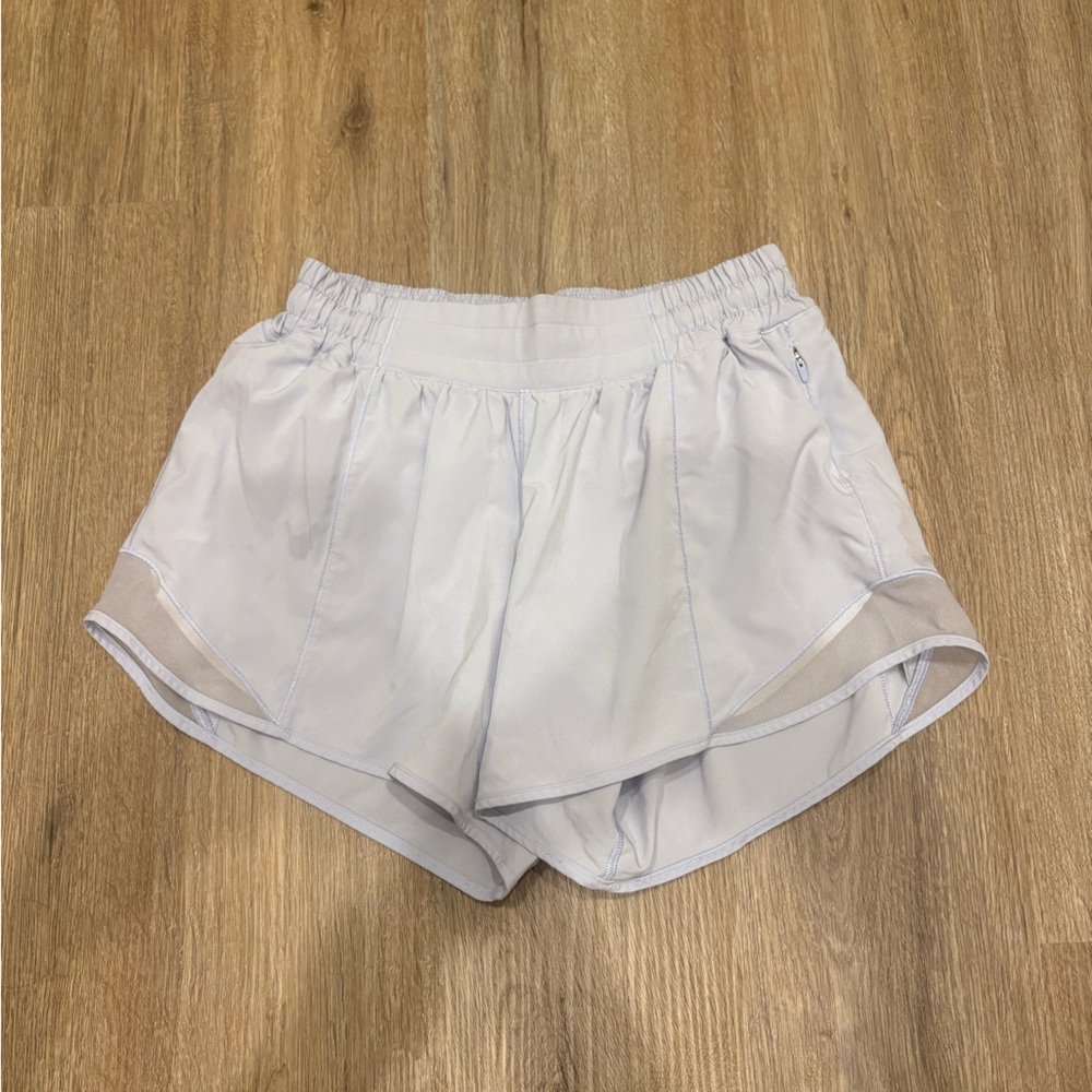 Lululemon Pastel Blue Hotty Hot Shorts
